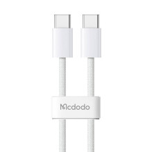 Mcdodo CA-5690 USB-C į USB-C laidas, 60 W, 1 m (baltas)