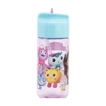 Water bottle with Straw for Kids STOR 21236 430 ml Gabby's Dollhouse (pink&amp;blue)