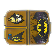 Lunch Box for Kids STOR 85520 3 Compartments Batman (black&amp;yellow)