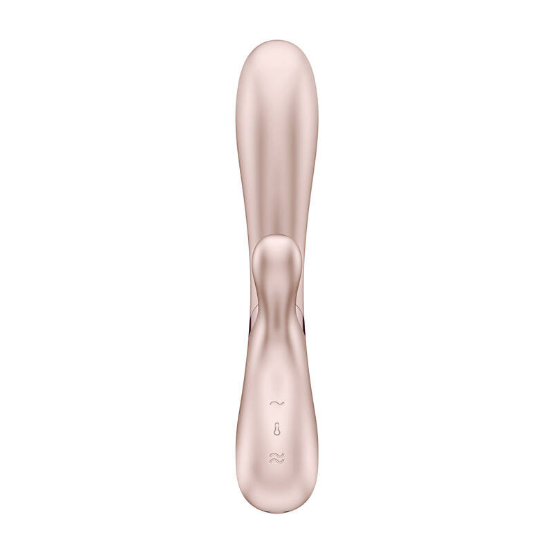 Satisfyer Hot Lover šildomas vibratorius rožinės ir auksinės spalvos