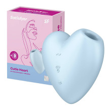 Klitorio masažuoklis Satisfyer Cutie Heart (mėlynas)