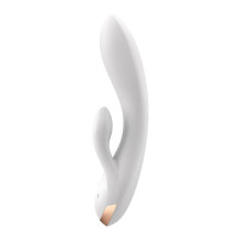 „Vibrator Satisfyer Double Flex“ su programa (balta)