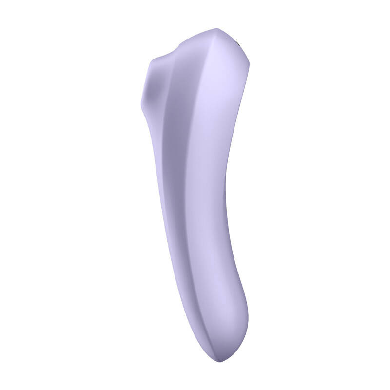 Dvigubas „Vibrator Satisfyer“ malonumas su programa (violetinė)