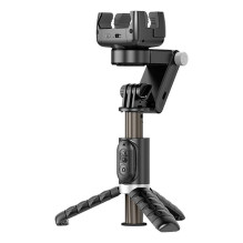 Gimbal / stand with light APEXEL Q18 (black)