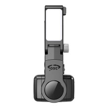 Gimbal / stand with light APEXEL Q18 (black)