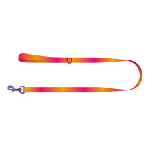 WAUDOG gradient nylon dog leash, 20mm wide, 122cm long, orange