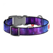 Waudog &quot;NASA21&quot; nylon dog collar with QR code, size M, width 20 mm