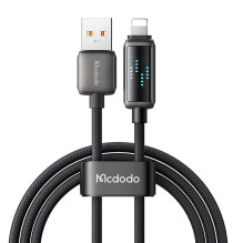 Mcdodo CA-5250 LED ekranas USB-A su Lightning duomenų kabeliu 1,2 m