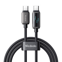 Mcdodo CA-4250 USB-C į USB-C laidas, 100 W, LED ekranas, 1,2 m