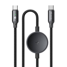 „Mcdodo CA-4170“ du viename USB-C laidas + „Samsung Watch“ belaidis įkroviklis, 60 W, 1,5 m