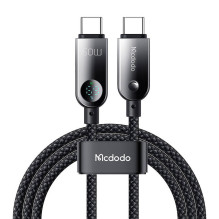 Mcdodo CA-4780 USB-C į USB-C 60 W duomenų kabelis 1,2 m (juodas)