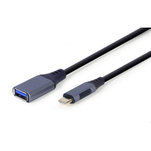 I / O ADAPTERIS USB-C Į USB OTG / PILKAS A-USB3C-OTGAF-01 GEMBIRD