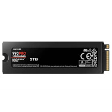 SSD, SAMSUNG, 990 PRO su aušintuvu, 2TB, M.2, PCIE, NVMe, MLC, Rašymo greitis 6900 MB/s, Skaitymo greitis 7450 MB/s, 2,3