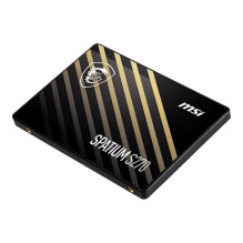 SSD, MSI, SPATIUM S270, 480GB, SATA, 3D NAND, Rašymo greitis 450 MB/s, Skaitymo greitis 500 MB/s, 2,5&quot;, TBW 250 TB,