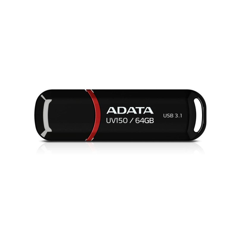 MEMORY DRIVE FLASH USB3.1 64GB / BLACK AUV150-64G-RBK ADATA