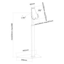 TABLET ACC FLOOR STAND / TABLET-S200SILVER NEOMOUNTS