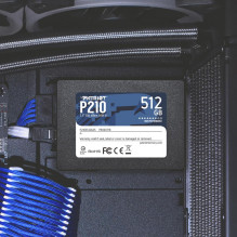 SSD, PATRIOT, P210, 512GB, SATA 3.0, rašymo greitis 430 MB/s, skaitymo greitis 520 MB/s, 2,5&quot;, TBW 240 TB, P210S512