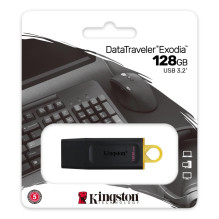 MEMORY DRIVE FLASH USB3.2 / 128GB DTX / 128GB KINGSTON