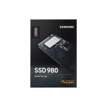 SSD, SAMSUNG, 980, 250 GB, M.2, PCIE, NVMe, MLC, rašymo greitis 1300 MB / s, skaitymo greitis 2900 MB / sek, 2,38 mm, TB