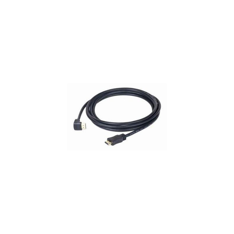 KABELAS HDMI-HDMI 3M V2.0 90DEG. / CC-HDMI490-10 GEMBIRD