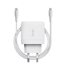 MOBILE CHARGER WALL MAXO 65W / USB-C WHITE 25139 TRUST