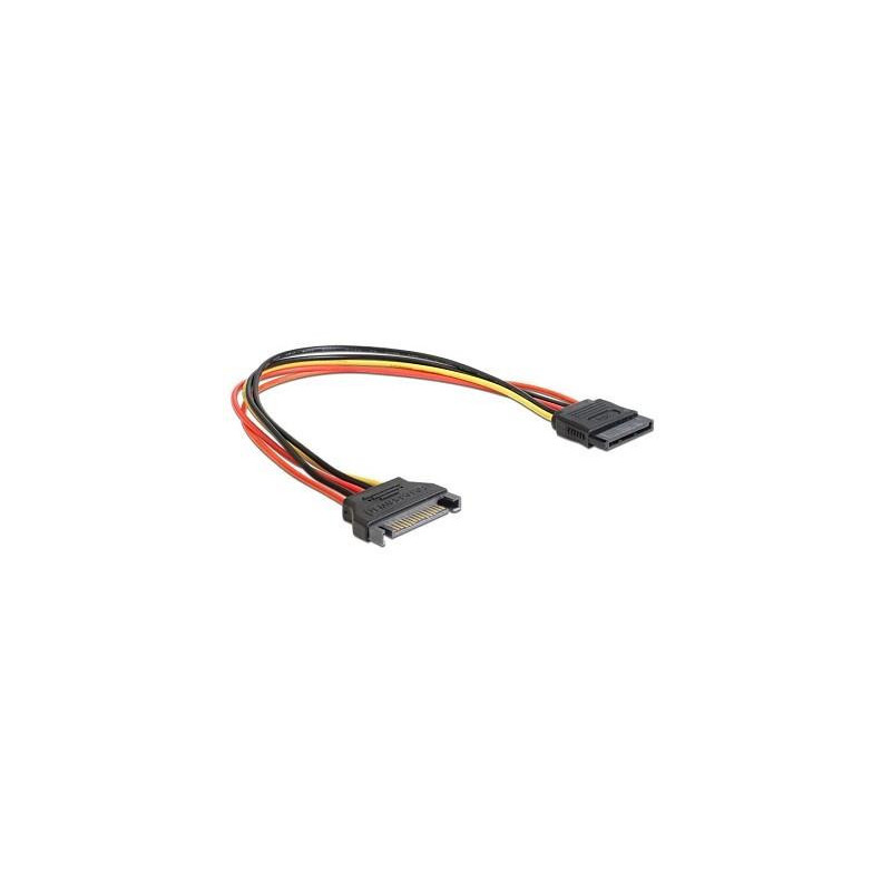 CABLE POWER EXTENSION SATA / 0.3M CC-SATAMF-01 GEMBIRD