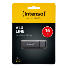 MEMORY DRIVE FLASH USB2 16GB / ANTHRACITE 3521471 INTENSO