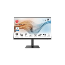 LCD Monitor, MSI, MODERN MD271P, 27&quot;, Business, Panel IPS, 1920x1080, 16:9, 75Hz, Matte, 5 ms, Speakers, Swivel, Pi