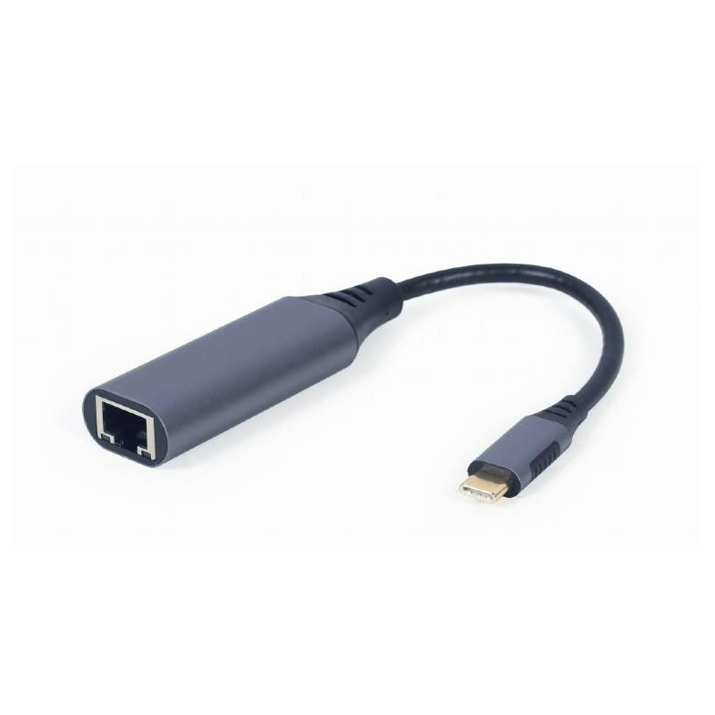 I / O ADAPTER USB-C TO LAN / GREY A-USB3C-LAN-01 GEMBIRD