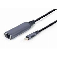 I / O ADAPTER USB-C TO LAN / GREY A-USB3C-LAN-01 GEMBIRD