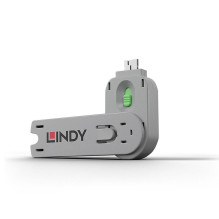 USB PORT BLOCKER KEY / GREEN 40621 LINDY