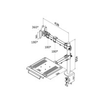 NB / MONITOR ACC DESK MOUNT / FPMA-D960NOTEBOOK NEOMOUNTS