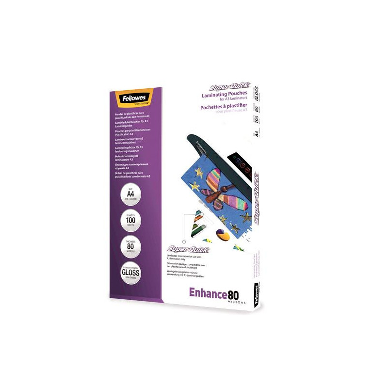 LAMINATING POUCH A4 / 100PCS 5440001 FELLOWES