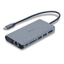 Įvesties / išvesties stotelė USB-C / MINI SINGLE 4K 43323 LINDY