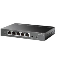 Jungiklis, TP-LINK, TL-SG1005P-PD, darbalaukis / pjedestalas, 5x10Base-T / 100Base-TX / 1000Base-T, PoE+ prievadai 5, TL