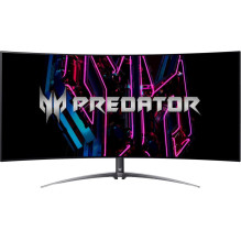 LCD Monitor, ACER, X45BMIIPHUZX, 44.5&quot;, Gaming / Curved / 21 : 9, Panel OLED, 3440x1440, 21:9, 240 Hz, Matte, 0.1 m