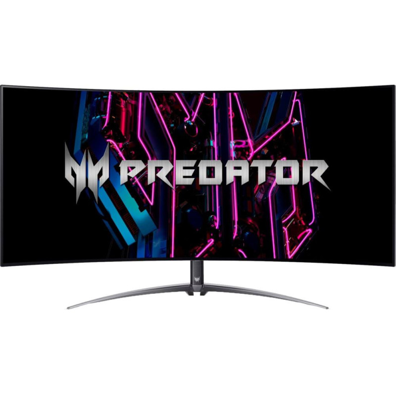 LCD Monitor, ACER, X45BMIIPHUZX, 44.5&quot;, Gaming / Curved / 21 : 9, Panel OLED, 3440x1440, 21:9, 240 Hz, Matte, 0.1 m