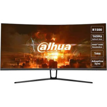 LCD Monitor, DAHUA, DHI-LM34-E330C, 34&quot;, Gaming / Curved / 21 : 9, Panel VA, 3440x1440, 21:9, 165Hz, 1 ms, Tilt, Co