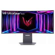 Monitor, LG, 34GS95QE-B, 34&quot;, Gaming / Curved, Panel OLED, 3440x1440, 21:9, 240Hz, Matte, 0.03 ms, Swivel, Height a