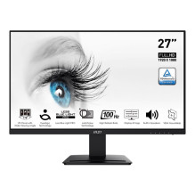 LCD Monitor, MSI, PRO MP273A, 27&quot;, Business, Panel IPS, 1920x1080, 16:9, 100Hz, Matte, 4 ms, Speakers, Tilt, Colour