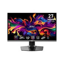 Monitor, MSI, MPG 271QRX QD-OLED, 26.5&quot;, Gaming, Panel QD-OLED, 2560x1440, 16:9, 360Hz, Matte, 0.03 ms, Swivel, Piv