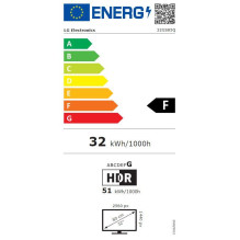 LCD Monitor, LG, 31.5&quot;, Panel IPS, 2560x1440, 16:9, 180Hz, 1 ms, Pivot, Height adjustable, Tilt, Colour Black, 32GS