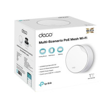 Wireless Router, TP-LINK, Wireless Router, 3000 Mbps, Mesh, Wi-Fi 6, 1x10 / 100 / 1000M, 1x2.5GbE, DHCP, DECOX50-POE(1-P