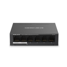 Switch, MERCUSYS, MS106LP, Desktop / pedestal, 6x10Base-T / 100Base-TX, PoE+ ports 4, MS106LP