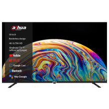 TV Set, DAHUA, 50&quot;, 4K / Smart, 3840x2160, Wireless LAN, Bluetooth, Android TV, Black, DHI-LTV50-SD400