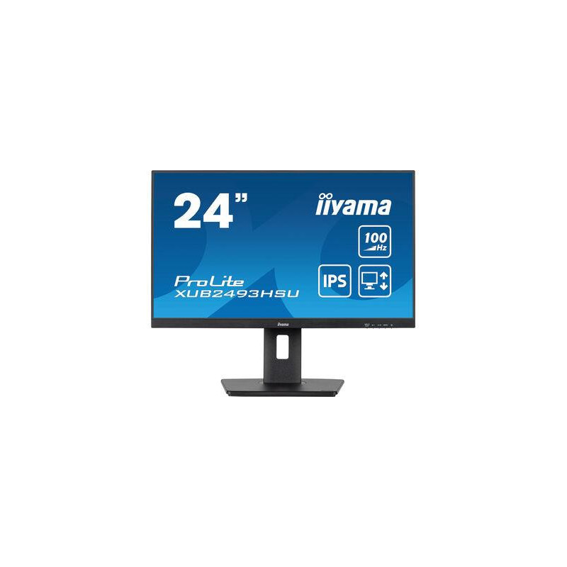 LCD Monitor, IIYAMA, 23.8&quot;, Business, Panel IPS, 1920x1080, 16:9, 100Hz, Matte, 1 ms, Speakers, Swivel, Pivot, Heig