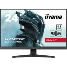 LCD Monitor, IIYAMA, G2470HSU-B6, 24&quot;, Panel IPS, 1920x1080, 16:9, 180Hz, Matte, 0.2 ms, Speakers, Colour Black, G2