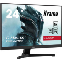 LCD Monitor, IIYAMA, G2470HSU-B6, 24&quot;, Panel IPS, 1920x1080, 16:9, 180Hz, Matte, 0.2 ms, Speakers, Colour Black, G2