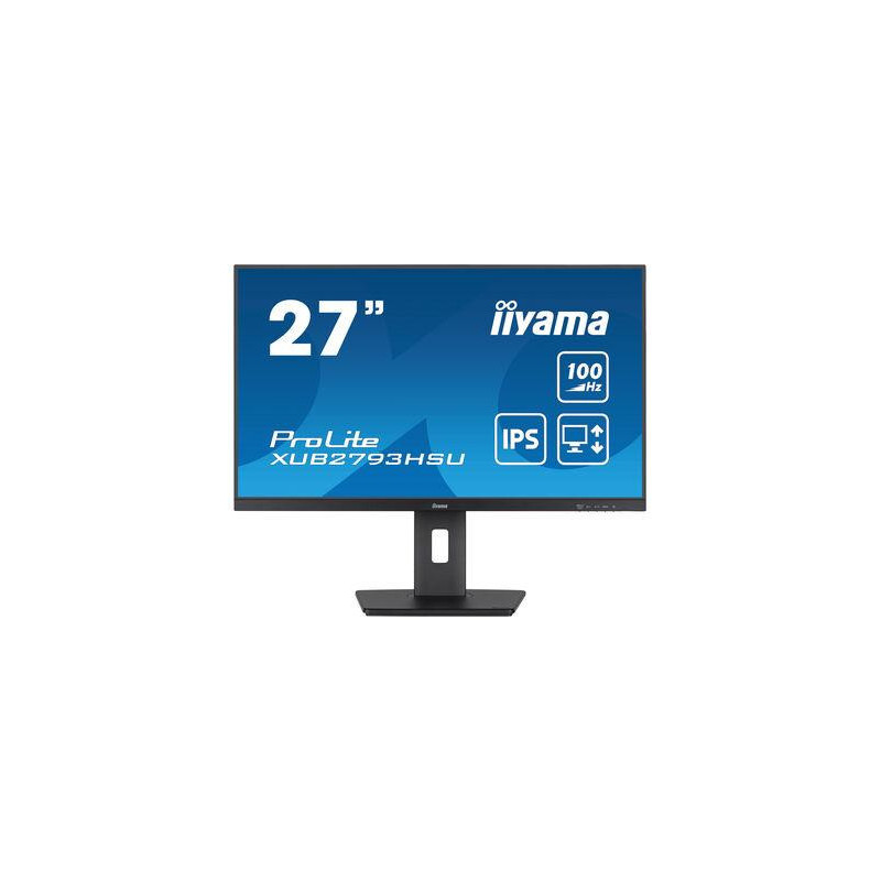 LCD Monitor, IIYAMA, 27&quot;, Business, Panel IPS, 1920x1080, 16:9, 100Hz, Matte, 1 ms, Speakers, Swivel, Pivot, Height