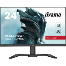 LCD Monitor, IIYAMA, GB2470HSU-B5, 24&quot;, Panel IPS, 1920x1080, 16:9, 165Hz, Matte, 0.8 ms, Speakers, Pivot, Height a